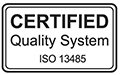 Certified quality system - ISO